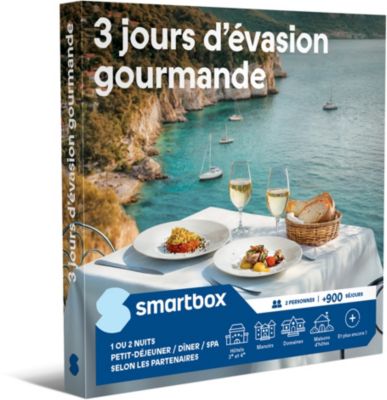 Coffret cadeau SMARTBOX 3 jours d'évasion gourmande