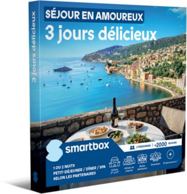 Coffret cadeau SMARTBOX Séjour en amoureux  - 3 jours délicieux