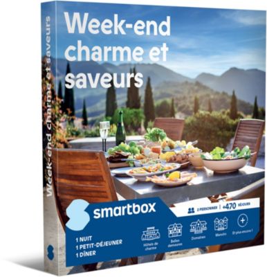 Coffret cadeau SMARTBOX Week-end charme et saveurs
