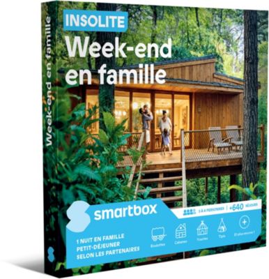 Coffret cadeau SMARTBOX Insolite - Week-end en famille