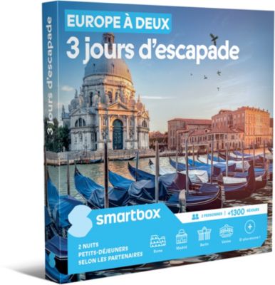 Coffret cadeau SMARTBOX Europe à deux - 3 jours d'escapade