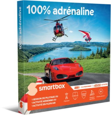 Coffret cadeau SMARTBOX 100pourcent adrénaline