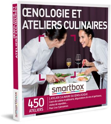 Coffret cadeau SMARTBOX Oenologie et ateliers culinaires