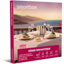Coffret cadeau SMARTBOX Diner romantique