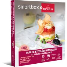 Coffret cadeau SMARTBOX Tables etoilees MICHELIN et tables d'exc