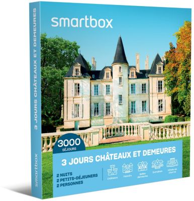 Coffret cadeau SMARTBOX 3 jours châteaux et demeures