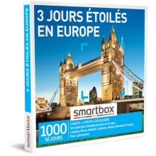Coffret cadeau SMARTBOX 3 jours étoilés en Europe