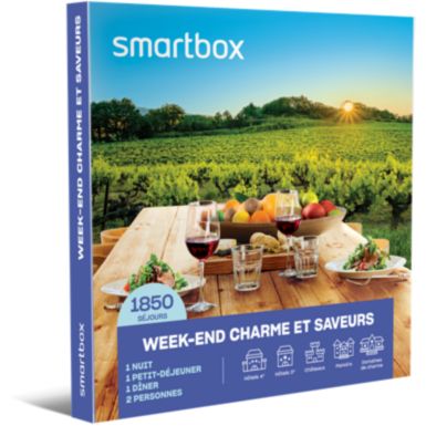 Coffret cadeau SMARTBOX Week-end charme et saveurs