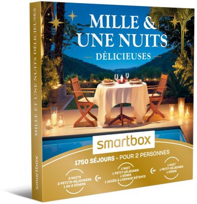 Coffret cadeau SMARTBOX Mille et une nuits délicieuses Coffret cadeau SMARTBOX Mille et une nuits délicieuses
