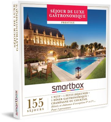 Coffret cadeau SMARTBOX Séjour de luxe gastronomique Coffret cadeau SMARTBOX Séjour de luxe gastronomique