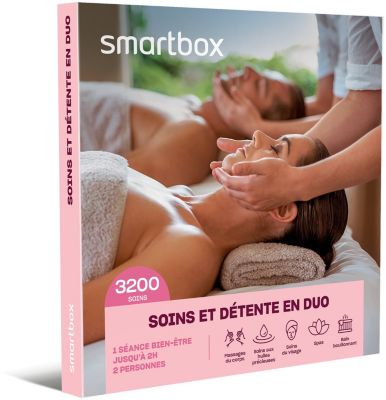 Coffret cadeau SMARTBOX Soins et détente en duo