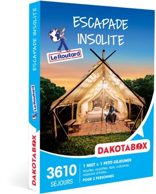Coffret cadeau DAKOTABOX ESCAPADE INSOLITE