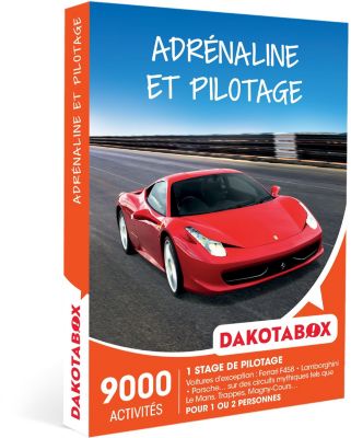 Coffret cadeau DAKOTABOX ADRENALINE ET PILOTAGE