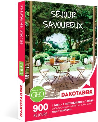 Coffret cadeau DAKOTABOX SEJOUR SAVOUREUX