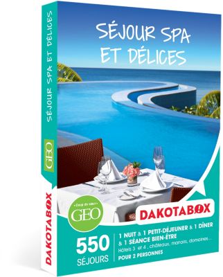 Coffret cadeau DAKOTABOX SEJOUR SPA ET DELICES
