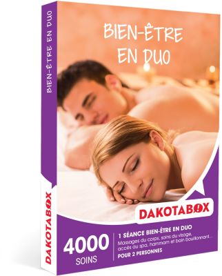 Coffret cadeau DAKOTABOX BIEN ETRE EN DUO