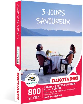 Coffret cadeau DAKOTABOX 3 JOURS SAVOUREUX