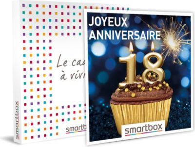 Smartbox Joyeux  anniversaire  18 ans  Coffret Carte 