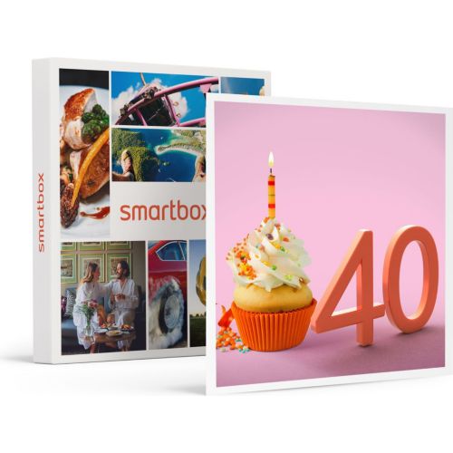 Coffret cadeau SMARTBOX Joyeux anniversaire ! Pour femme 40 ans