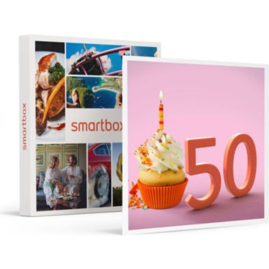 Coffret cadeau SMARTBOX Joyeux anniversaire ! Pour femme 50 ans