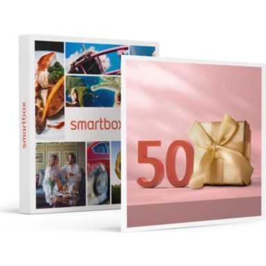 Coffret cadeau SMARTBOX Joyeux anniversaire ! Pour femme 50 ans