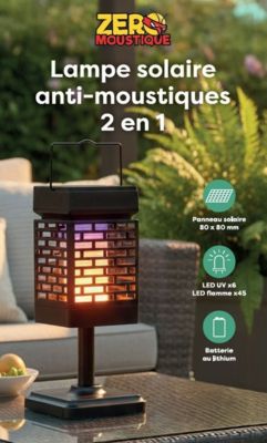 Appareil anti moustique ZEROMOUSTIQUE solaire anti-moustique