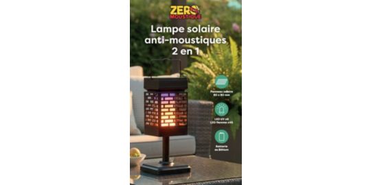 Appareil anti moustique ZEROMOUSTIQUE solaire anti-moustique