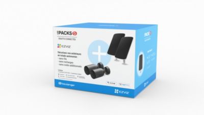 Caméra de surveillance EZVIZ 2 caméras EB3+Panneaux Solaires