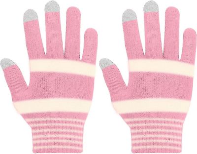 Gants AKASHI Gants d'hiver Femme Écran Tactiles Rose