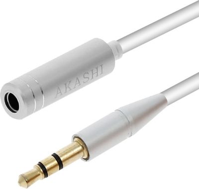 Câble Jack AKASHI Câble Audio Jack 3.5 Mâle-Femelle 1m