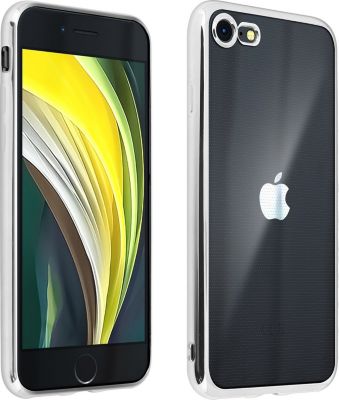 Coque AKASHI Coque iPhone SE 2022/2020 et 8/7 argent