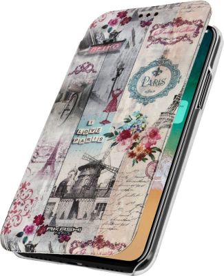 Etui AKASHI Étui folio Akashi Paris iPhone X et XS Etui AKASHI Étui folio Akashi Paris iPhone X et XS
