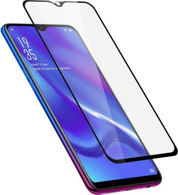 Protège écran AKASHI Oppo RX17 Neo Verre trempé Contour Noir