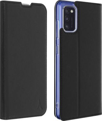 Etui AKASHI Galaxy A41 Porte-carte Support Noir