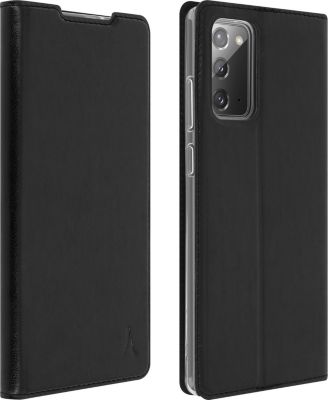 Etui AKASHI Galaxy Note 20 Porte-carte Support Noir