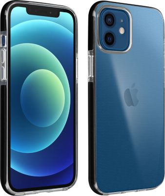 Coque AKASHI iPhone 12 Mini Chromé Dos Noir