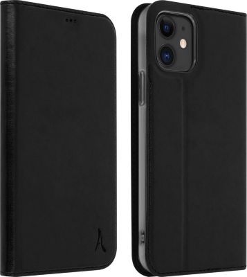 Etui AKASHI iPhone 12 Mini Porte-carte Support Noir Etui AKASHI iPhone 12 Mini Porte-carte Support Noir