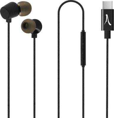Ecouteurs AKASHI USB-C Intra-auriculaires Magnétique Noir