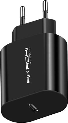 Chargeur AKASHI Chargeur Secteur USB-C Power Delivery 20