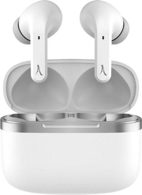 Ecouteurs AKASHI Bluetooth Autonomie 30h Blanc