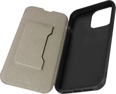 Etui AKASHI iPhone 13 Pro Max Cuir Porte-carte Noir