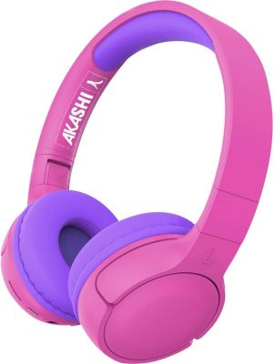 Casque AKASHI pour Enfant avec Micro Rose et Violet