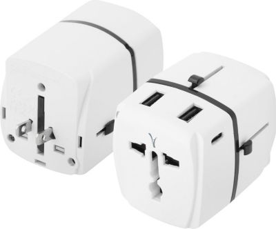 Adaptateur de voyage AKASHI Adaptateur Voyage International + USB