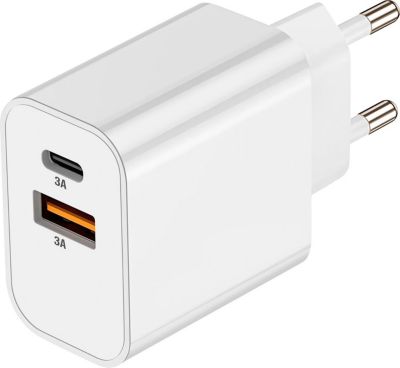 Chargeur AKASHI Akashi Chargeur Secteur USB-C + USB 15W