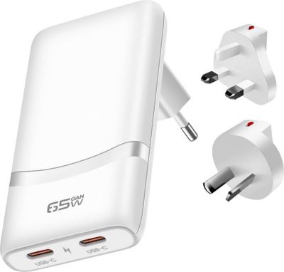 Chargeur AKASHI Akashi Chargeur de Voyage GaN 65W Prises