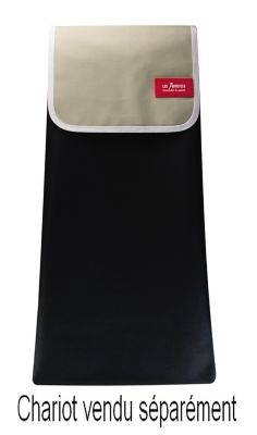 Sac de rangement LES ARTISTES pour chariot de courses Bi Taupe