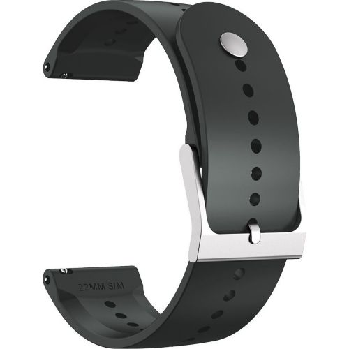 Bracelet acier Garmin Vivoactive 3 (noir/rouge) 