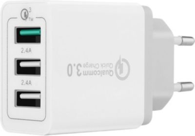Chargeur secteur GENERIC 3 Ports QC 3.0  USB 30W