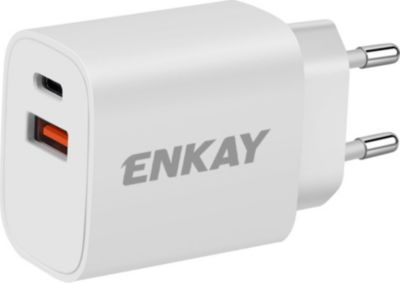 Chargeur secteur GENERIC Type C USB Double Ports Chargeur secteur GENERIC Type C USB Double Ports