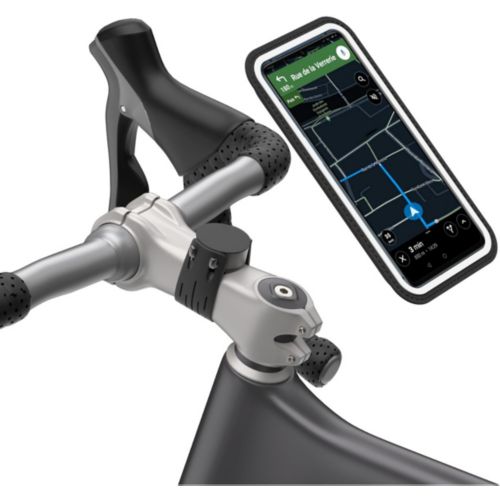 Support de téléphone rotatif et réglable pour guidon vélo électrique